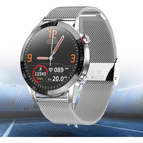 2020 Smart Watch Bluetooth Call Push Message ECG PPG IP68 Waterproof Blood Pressure Heart Rate Fitness Tracker Smartwatch VS L8
