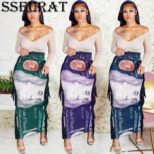 SSEURAT High Waist Skirts For Women
