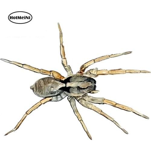 HotMeiNi 13cm x 10.1cm Brown Recluse Spider Decal Sticker for Car Home Truck SUV ATV Decal Fuel Tank Cap Car Stickers Graphics