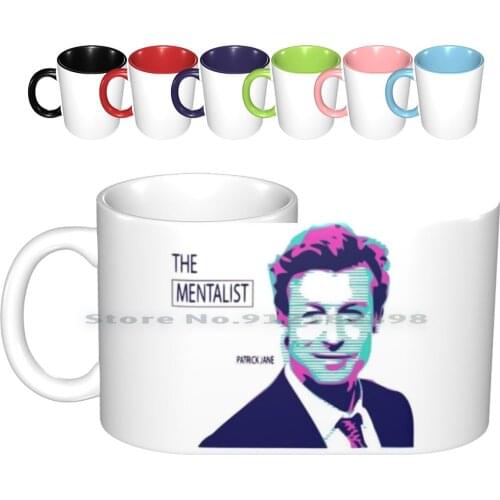 The Mentalist-Patrick Jane Ceramic Mugs Coffee Cups Milk Tea Mug The Mentalist Mentlist Tv Series Tv Series Patrick Jane Teresa