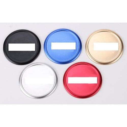 Aluminum Alloy Interior Aluminium Steering Wheel Sheet metal Decorative Cover Trim Fit for Jeep Cherokee 2014-2016