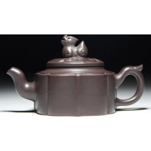 Yixing Purple Sand Pot Famous National Worker Yin Yufang Handmade Purple Sand Pot Travel Tea Set Gift