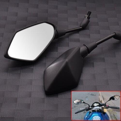 1 Pair Motorcycle Rear View Mirrors For Honda CBR 1000 RR Goldwing gl1500 transalp XLT600 10mm 8mm Back Side Convex Mirror