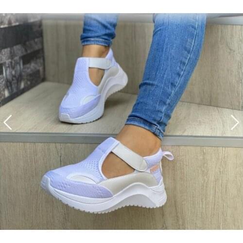 2021 Women Platform Sneakers Authentic Mesh Thick Sole Brand Shoes Autumn shoes for women sneakers