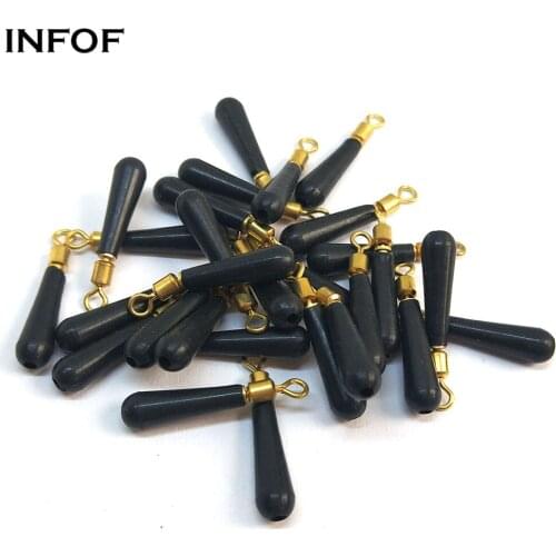 100/200/500/1000PCS Drift Fishing Floats Seat Copper Head Rubber Bobber S/M/L Carp Fishing Accessories Float Rest Connector