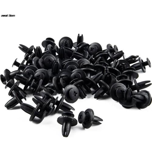 100pcs Auto Fastener Clip Car Body Push Retainer Pin Rivet Trim Panel Retainer Fastener Car Accessories
