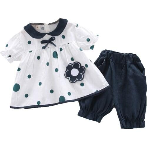 2021 Baby Girl Casual Clothes Set Summer Kids Clothing Cool Toddler T-shirt Shorts Sets Fashion Tracksuit Girls Clothing Outfits