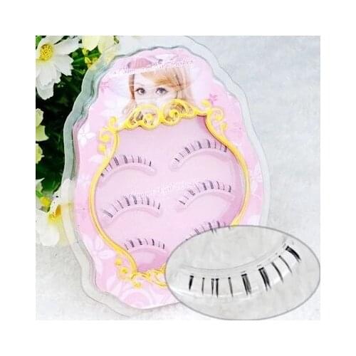 3 Pairs Women Lady Girl Handmade Natural Lower under bottom 3D False Eyelashes Fake Eye Lashes Makeup Tools Free shipping