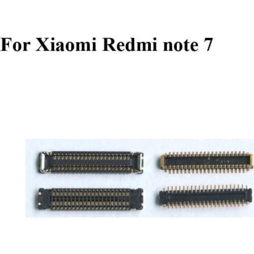 5pcs FPC connector For Xiaomi Redmi note 7 LCD display screen on Flex cable on mainboard motherboard For xiao mi hongmi note7