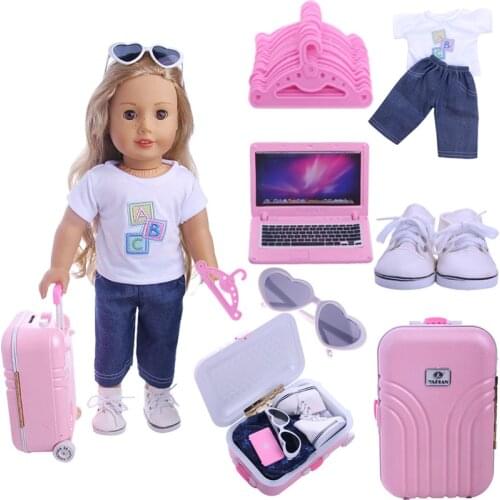 Free Shipping Doll Accessories Christmas Gift 6 Pcs/Set For 18 Inch American Doll&43 Cm Born Doll,Our Generation Girl`s Toy