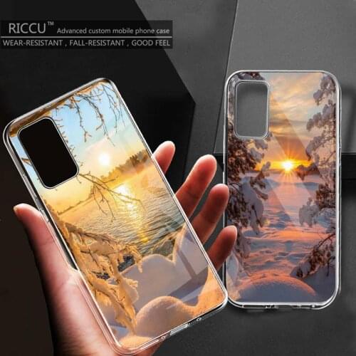 Early morning snow scene Phone Case for Samsung GALAXY S10Plus E(lite) S7 S7edge S8 S8Plus S9 S9Plus S10