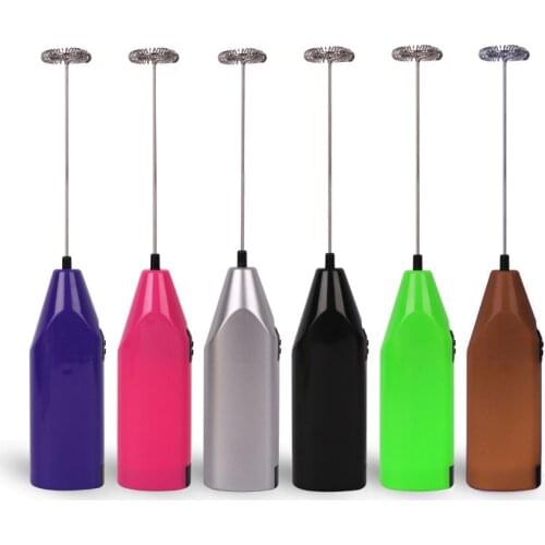 1pc Milk Drink Coffee Whisk Mixer Electric Egg Beater Frother Foamer Mini Handle Stirrer Practical Kitchen Cooking Tool
