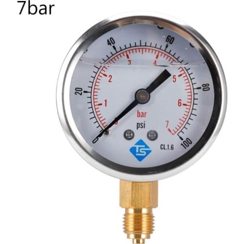 GLYCERINE FILLED PRESSURE VACUUM COMPOUND GAUGES 68mm DIAL VAC to 10000 PSI BTM