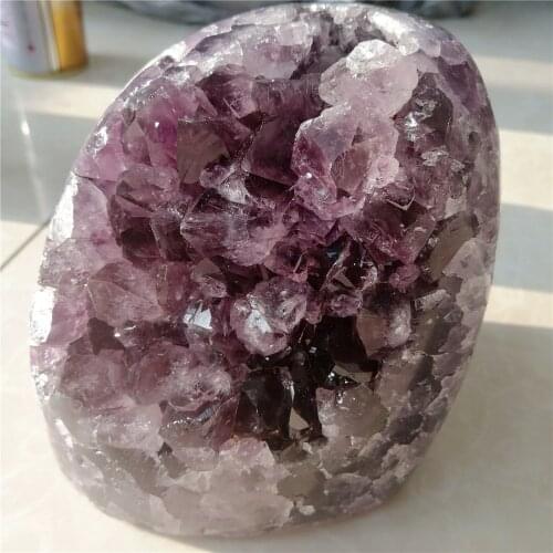 2kgs Natural Agate geode quartz crystal Chakra Home furnishing decoration stones and minerals Reiki healing amethyst geode