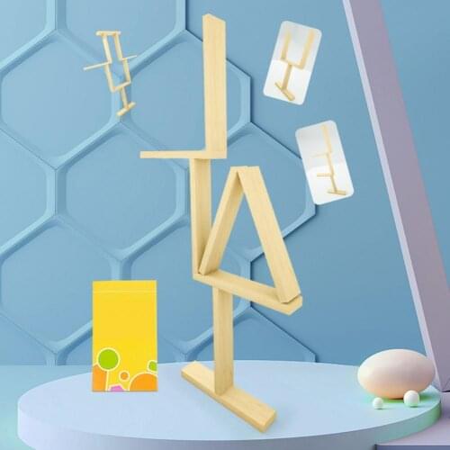 Building Blocks Toy Hand-eye Coordination Solid Early Education Stacking Wooden Block Toy for Parents