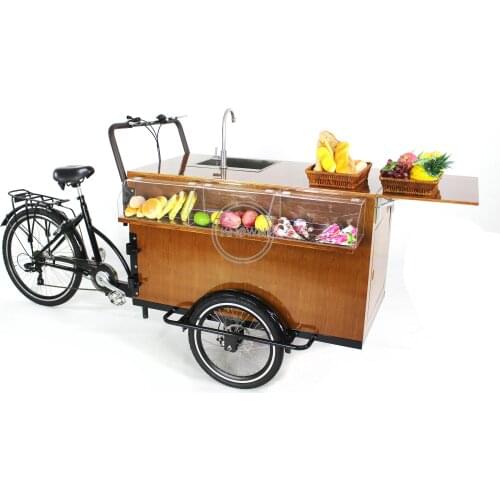 Multifunction Electric Cargo Bike Adult Electric Tricycle Mobile Coffee Motorized Tricycles Street Food Bread Coffee Cargo
