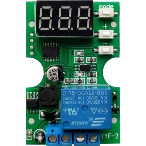 Voltage Detection Module, Automotive Battery Undervoltage Protector, Measurement Charge and Discharge Monitoring, 5/12/24V relay