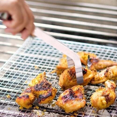 Food Grade stainless steel food tong Kitchen Tongs utensil Cooking Tong clip Clamp accessories Salad Serving BBQ tools