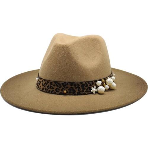 Women Men Wool Vintage Gangster Trilby Felt Fedora Hat Wide Brim Gradient Belt Gentleman Elegant Lady Winter Autumn Jazz Cap