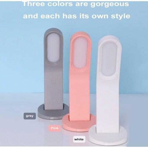 LED Reading Table Lamp Portable Magnetic Touch Wall Lamp Can Handheld Adjustable Light Flashlight Phone Holder Home Reading Lamp