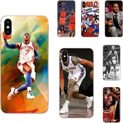 Knicks All Star Carmelo Anthony TPU Top Selling For iPhone SE2020 11 Plus Pro X XS Max XR 8 7 6S SE 4S 5 5C 5S
