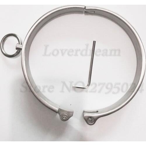 High Qualitity Stainless Steel Fetish Neck Collar Sex Toys For Men Women Couples Adult Game Slave Restraint Necklace Bdsm Bondge