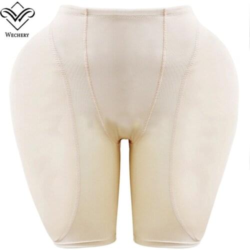 Wechery Hips Enhancer Women Sexy Shapewear Long Pads Thigh Modeling Panties Butt Lift Body Shaper Plus Size Corrective Underwear