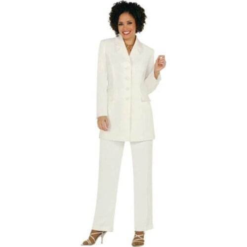 Notch Lapel Women Pantsuit Jacket Women Fashion Long Sleeve Suit Women Elegant Tailored Collar Jacket Suits Female Ladies