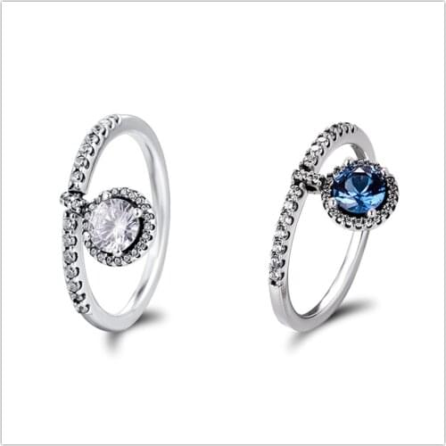 New Top quality Winter silver 925 jewelry Dangling Round Ring 925 Sterling Silver Rings for women anillo fashion Memnon Jewelry