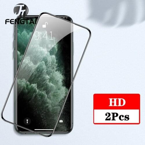 2Pcs Tempered Glass for IPhone 11 12 Pro Max Mini Screen Protector IPhone SE 2020 Xr X XS Max Screen Protectors IPhone 11 SE2020