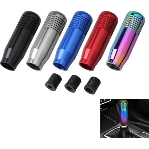 5 Color Universal Car Aluminum Manual Gear Shift Knob Stick Manual Transmission Gearstick Lever Shifter Knob