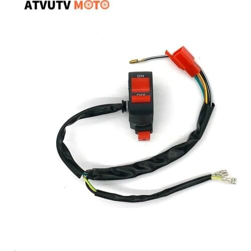 7/8' 22mm Handlebar Kill On Off Switch On Off For 50cc 70cc 90cc 110cc 125cc Atvs Quad 4 Wheeler Offroad Enduro Dirt Bike Baja