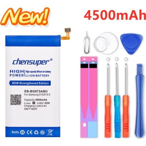 High capacity 4500mAh EB-BG973ABU Battery for Samsung GALAXY S10 S10 X S10X SM-G9730 G9730