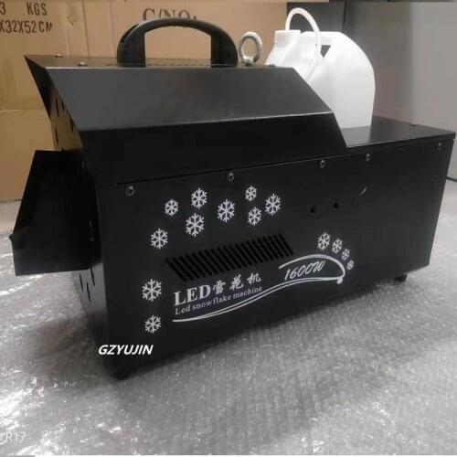 Snow machine 1500W LED Watts Snow Fall Flake Ice Making Machine Effect Artificial Snow Machine For Festival New Year Decoration