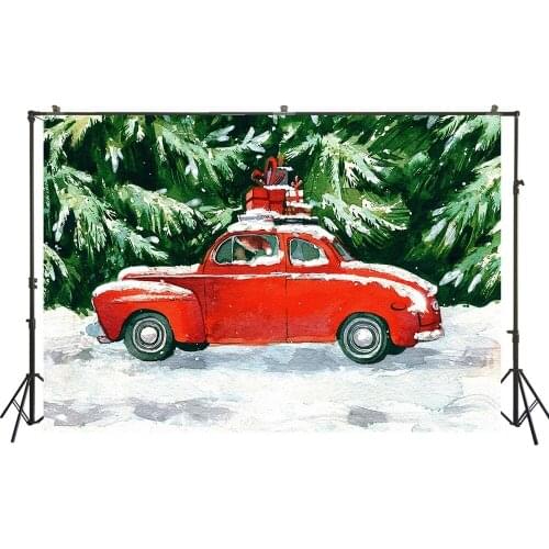 HUAYI Photography Backdrops Christmas Photo Background Christmas Xmas Family Party Decor Banner Studio Photobooth BackdropXT7734