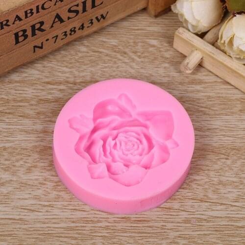 Blooming Rose Flower Silicone Mold DIY Fondant Cake Mold Baking Mold Baking Tools