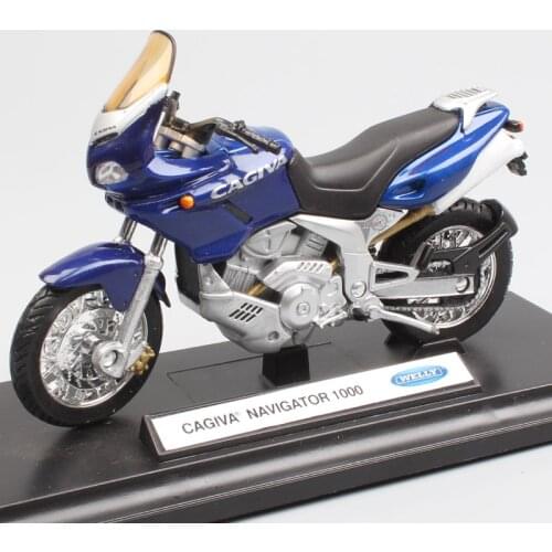 1:18 scale Childrens CAGIVA NAVIGATOR 1000 street motorcycle Moto bikes metal mini model auto styling cars Diecast toys for kid