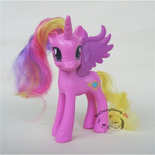 P11 012 Action Figures 10-13cm Little Cute Horse Model Doll Basic Princess Cadance Toys for Children