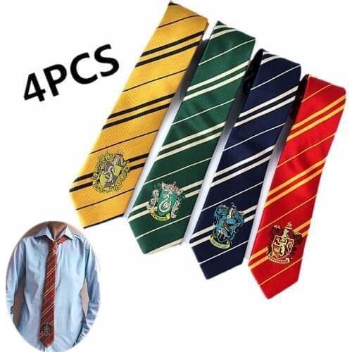 Child Adults Slytherin Tie College Style Cosplay Costume Necktie Scarf and Gloves Party Supplies