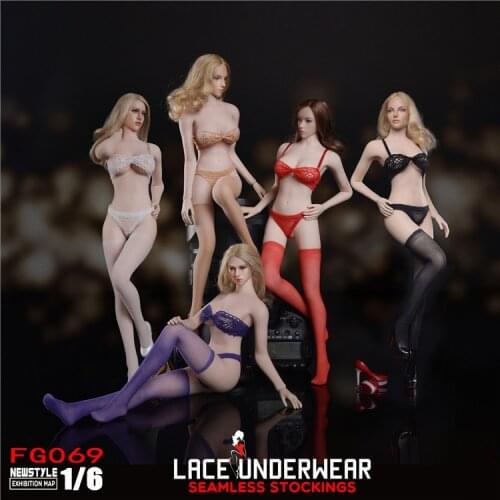 Fire Girl Toys FG069 1/6th Scale Seamless stockings lace underwear set