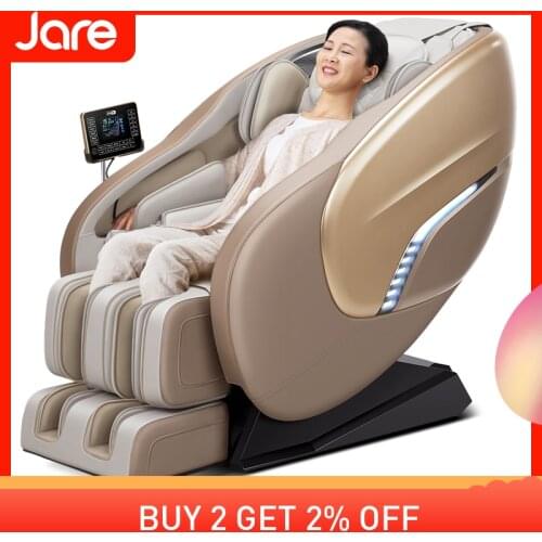Jare X8 Display Lcd Remote Control Luxury 4D Foot Spa Factory Price Kneading Shiatsu Blue-Tooth Full Body Massage Chair