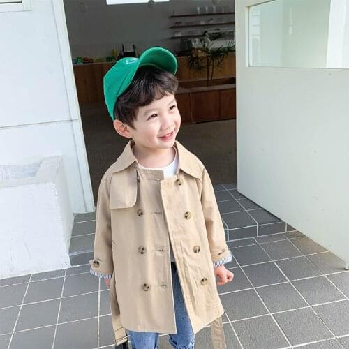Windbreaker Spring Autumn Coat Outerwear Top Children Clothes Kids Costume Teenage Gift Plus Size Boy Clothing High Quality