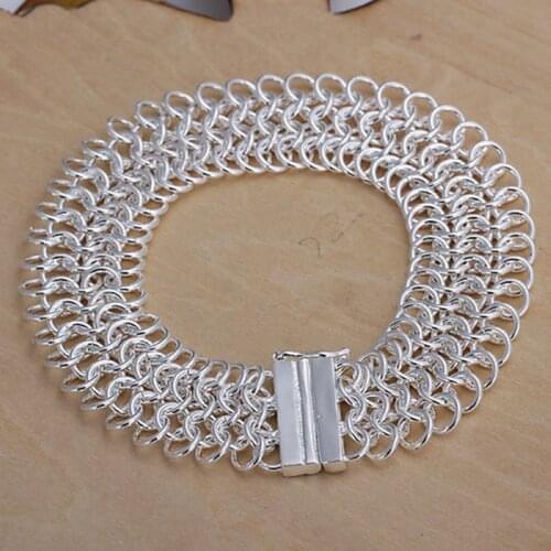 H005 silver fashion jewelry 925 jewelry silver plated bracelet Big Centipede Bracelet /KKNIMKTP QRRYNHXN