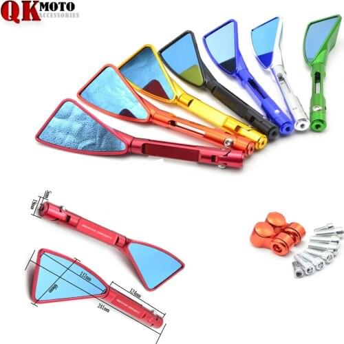 For DUCATI M900 M1000 2000-2005 695 MONSTER 2007 2008 900SS Motorcycle Mirrors motorbike CNC aluminum Rearview side Mirror