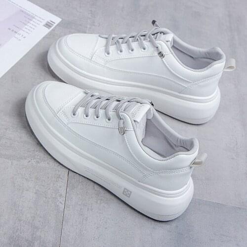 New Womens Shoes 2020 Autumn Casual All-match Womens Shoes Student White Shoes Fashion Platform Shoes