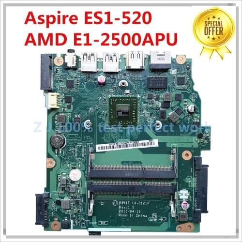 Original For ACER Aspire ES1-520 Laptop Motherboard B5W1E LA-D121P NBG2K11002 NB.G2K11.002 Mainboard 100% Tested Fast Ship