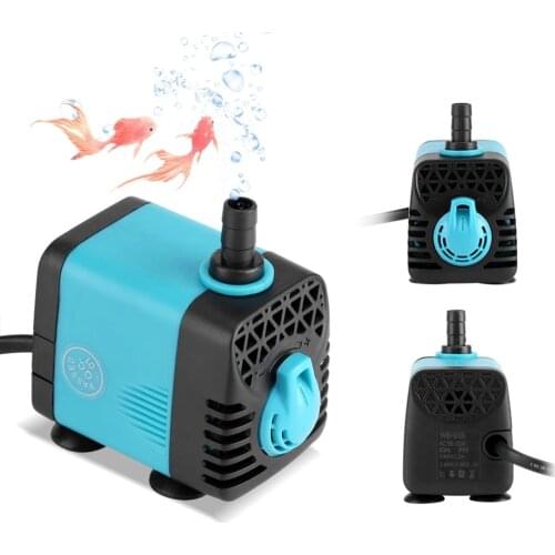 220V Ultra Quiet Submersible Water Pump Filter Fish Pond Fountain Aquarium Tank High-lift 10 15 25 40 55W 600-3000L/H EU Plug