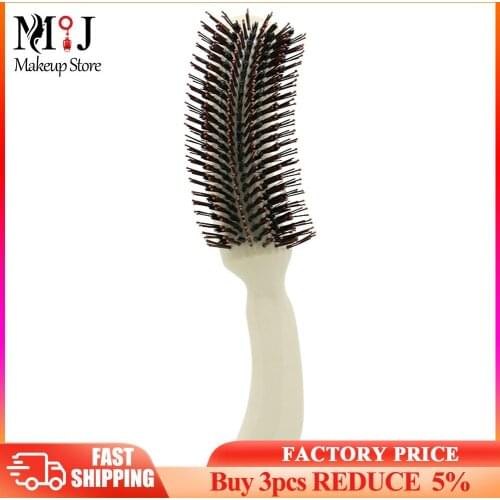 S-Shape Fluffy Coiling Comb Evening Scalp Massage Combs Photo Studio Hairdressing Make-up Comb Hair Styling Tool