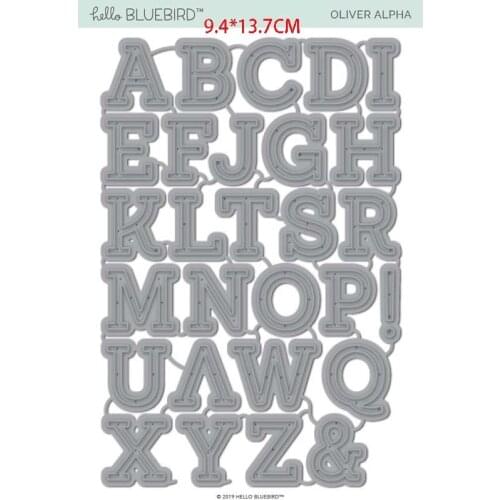 Sirius 26 English letter troqueles de corte de metal scrapbooking cutting dies and stamps DIY dies scrapbooking nouveau arrivage