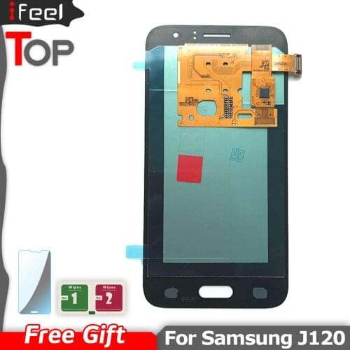 Super AMOLED For Samsung Galaxy J120 J1 2016 SM-J120M/DS J120H J120F LCD Display Touch Screen Digitizer Assembly Free Shipping
